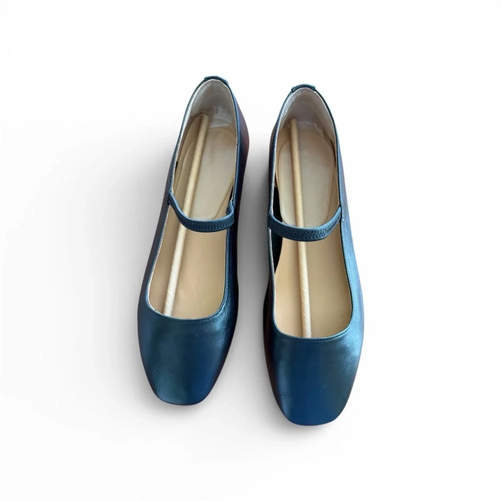 Like New Madewell The Greta Ballet Flat | True Black | 7.5 - Picture 5 of 6